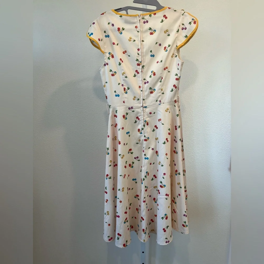Voodoo Vixen CHERRY CHACHA FLARE DRESS - Picture 9 of 10
